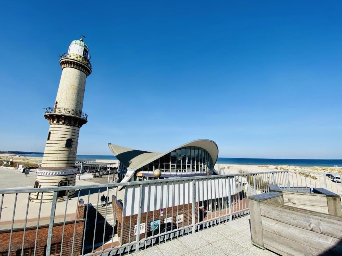 Promenadenblick/Vordeck Lägenhet Rostock Exteriör bild