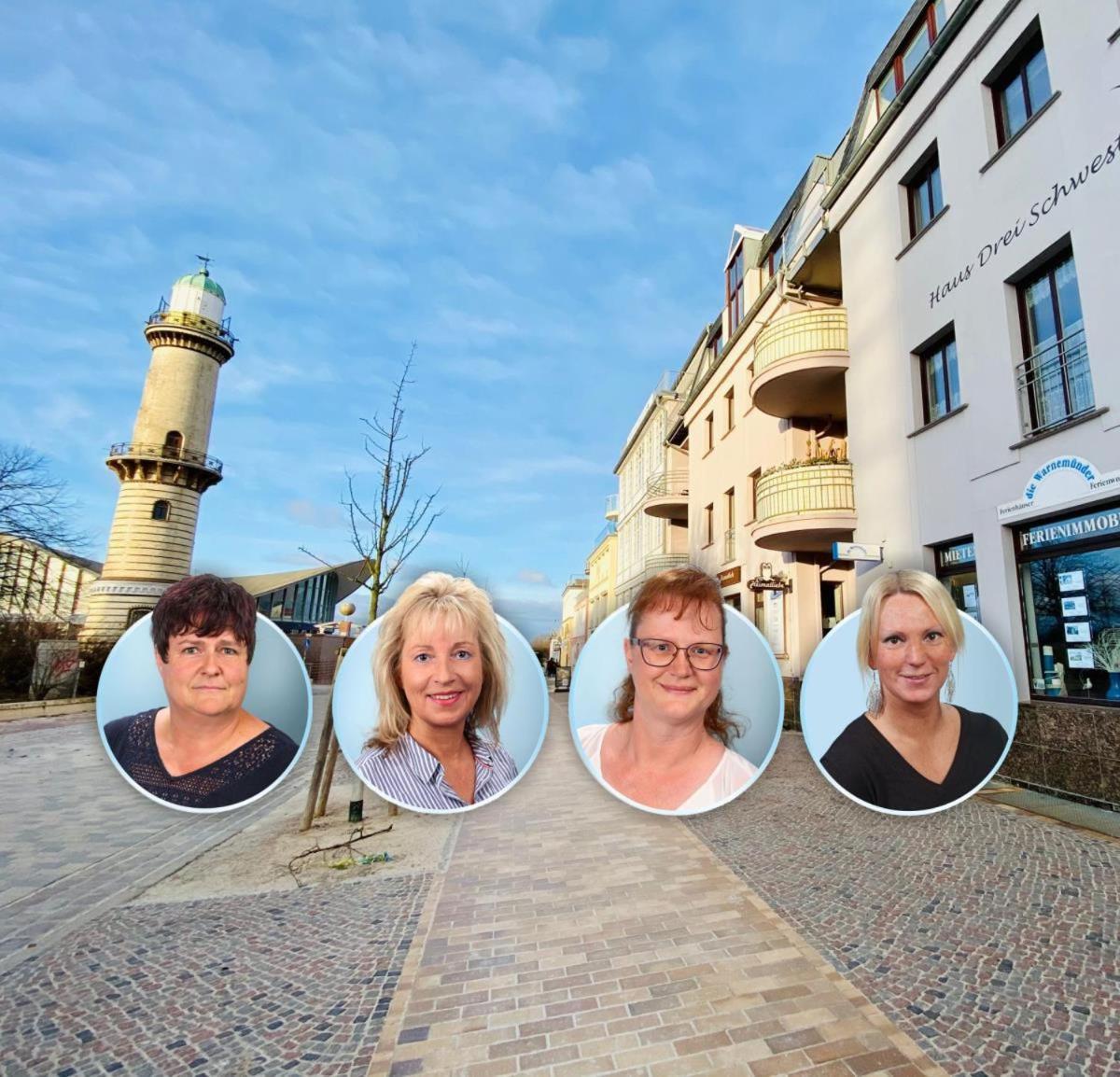 Promenadenblick/Vordeck Lägenhet Rostock Exteriör bild